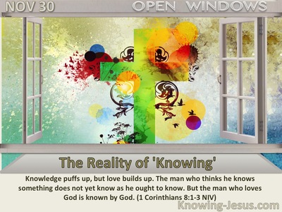 The Reality of 'Knowing'